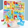 3d creative kids puzzle kreativne drevene 3d puzzle pre deti 5 motivov 5