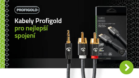 Špičkové propojovací kabely Profigold