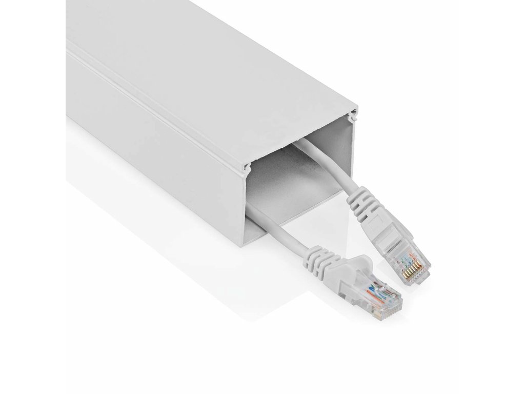 Kabelová lišta hliníková 60x40 mm, délka 1.1 m, bílá (CMDT6040WT110)