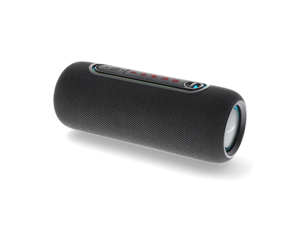 Nedis SPBT2460BK Bluetooth stereo reproduktor, 30W, TWS, 4 hod. přehrávání, voděodolný IPX5