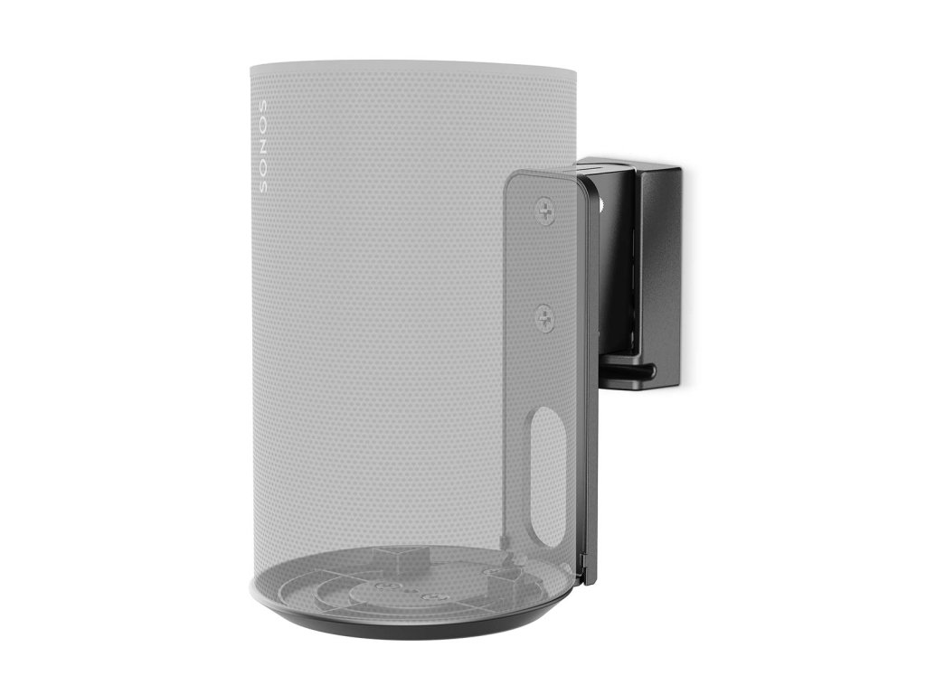 montáž reproduktoru | Kompatibilní s: Sonos® Era100 | Nástěnné | 3 kg | Náklon / Otočný | Naklápěcí | Otočné | ABS / Kov | Černá