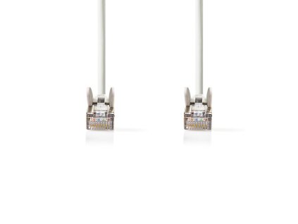 Nedis nestíněný síťový kabel UTP CAT5e, zástrčka RJ45 - zástrčka RJ45, 3 m, bílá (CCGP85100WT30)