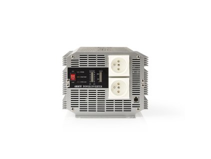 Nedis PIMS400012E měnič napětí 12 V na 230 V, 4000 W, 2 CZ zásuvky