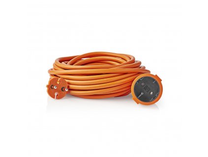 Nedis PEXC115FOG prodlužovací kabel 15 m 1 zásuvka 2-žílový max. 16A oranžový