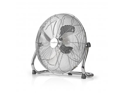 Nedis FNFL10CCR40 kovový ventilátor podlahový 40 cm, 80 W, 3 rychlosti, chrom