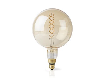 Nedis LED žárovka vláknová Globe G200 E27 5W 280lm 2000K (LEDBTFE27G200)
