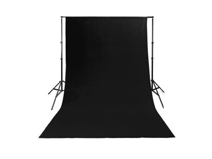 Nedis BDRP33BK fotopozadí, 2.95 × 2.95 m, černá