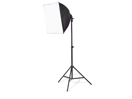 Nedis SLKT10BK fotostudio, 2x softbox 50 x 50 cm, 2x 70 W, 5500 K, skládací