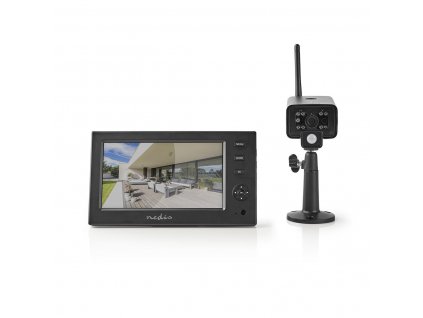 Nedis CSWL140CBK digitální bezdrátový kamerový systém 2.4 GHz