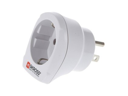 Cestovní adaptér Evropa do USA, zemněný Skross SKR1500203