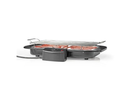 Nedis BBQE110BK elektrický gril pro BBQ, 38 × 22 cm, 2 000 W