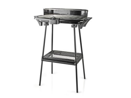 Nedis BBQE111BK elektrický gril pro BBQ, 46 × 28 cm, 2 000 W