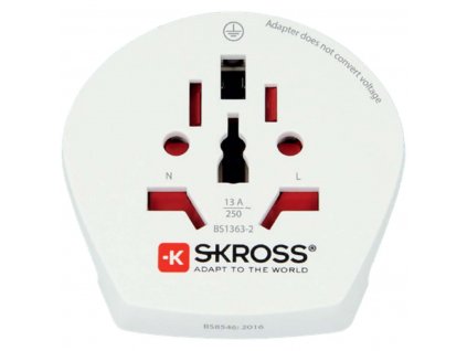 Cestovní adaptér svět - Evropa zemněný Skross (SKR1500211E)