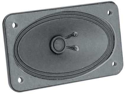 Širokopásmový oválný reproduktor 6.5 cm (2.5") 4 Ohm 15 W Visaton, VS-SL713
