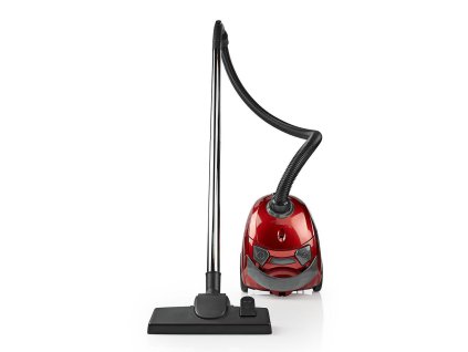 Nedis VCBG100RD sáčkový vysavač, 700 W nádoba 1.5 l, HEPA filt, červený
