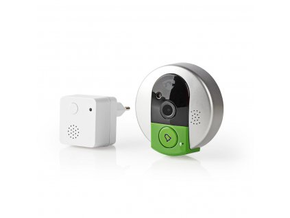 Nedis domovní zvonek s kamerou, microSD, HD 720p (DOORPW10CBK)