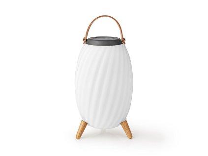 Nedis SPBT35800WT designová lampa a Bluetooth® reproduktor, 15 W, True Wireless Stereo (TWS), baterie až 6 hodin, voděodolný