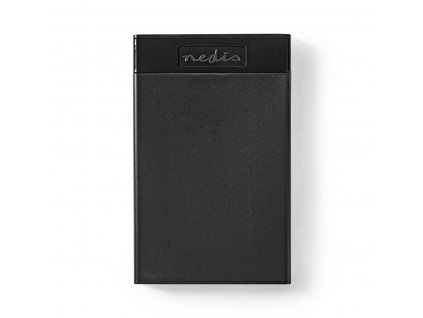 Nedis HDDE25301BK externí box pro pevný disk 2.5" SATA III, USB 3.1, 6 Gbps, plast, černý