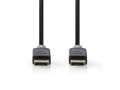 NedisCCBW37014AT30 DisplayPort 1.4 propojovací kabel zástrčka DisplayPort - zástrčka DisplayPort, 3 m, antracit