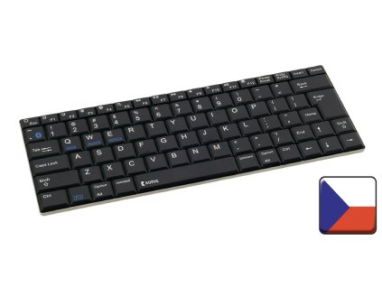 Bluetooth klávesnice česká, Windows, Android, iOS, König CSKBBT200CZ