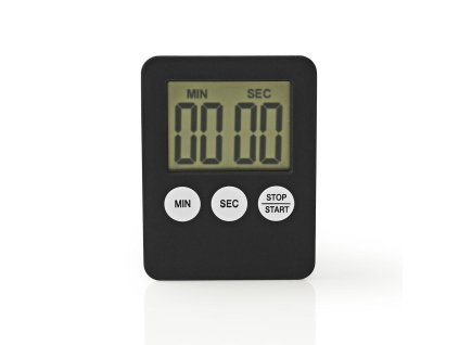 Nedis KATR100BK digitální kuchyňská minutka, černá