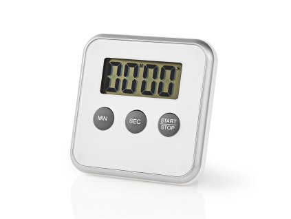 Nedis KATR102WT digitální kuchyňská minutka, bílá