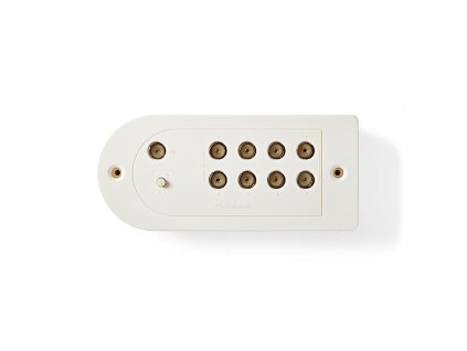 Nedis SAMP40180WT anténní zesilovač 40-862 MHz, 15 dB s regulací zesílení, 8 výstupů