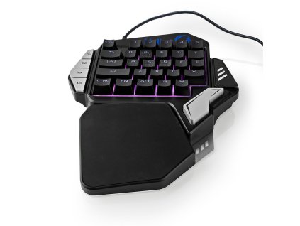 Nedis GKBD300BK herní numerická klávesnice, 33 programovatelných kláves, RGB podsvícení