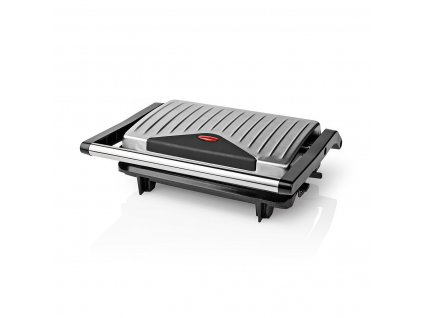 Nedis KAGR110SR kontaktní gril, 750 W, hliník