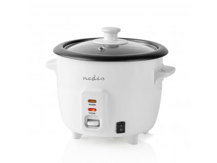 Nedis KARC06WT rýžovar 300 Wattů, 0.6 l, bílá