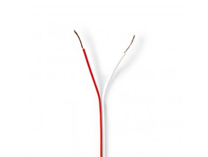 Nedis reproduktorový kabel 2 x 0.5 mm CCA, bílý, 100 m (CAGW0500WT1000)