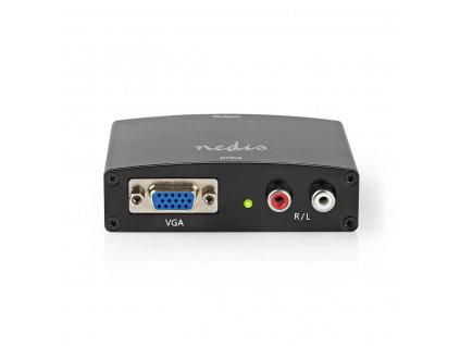 Nedis VCON3454AT převodník VGA + 2x RCA na HDMI, Full HD 1920x1080