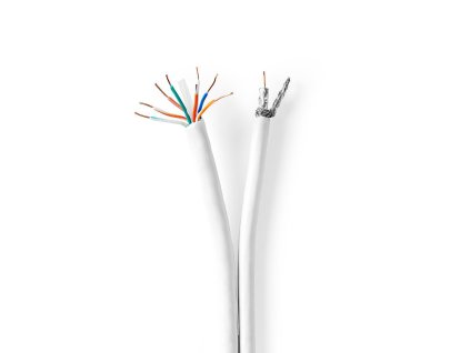 Coax / CAT6 Combination Cable | 25.0 m