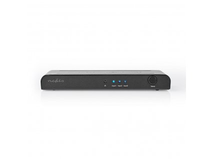 Nedis VSWI3473AT HDMI přepínač 3 vstupy na 1 výstup, 4K2K @ 60Hz, HDCP 2.2 dálkový ovladač