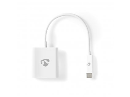 Nedis CCGP64851WT02 adaptér zástrčka USB-C - zásuvka VGA, bílá