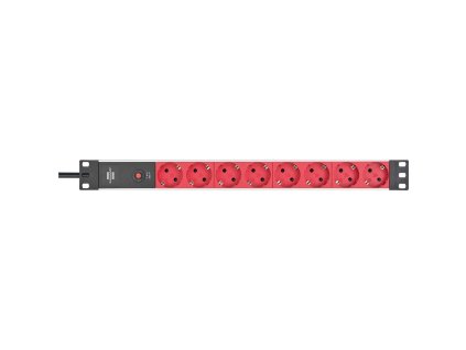 Alu-Line 19" Rack Mount Power Strip | Schuko to 12 x Schuko