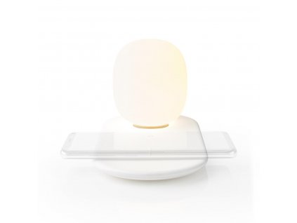 Nedis LTLQ10W1WT LED noční lampička s dotykovým ovládáním a bezdrátovou Qi nabíječkou 10 W