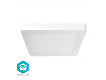 Nedis SmartLife chytré stropní LED světlo 30x30cm, 18W 1200lm, barevná+teplá-studená bílá (WIFILAC30WT)