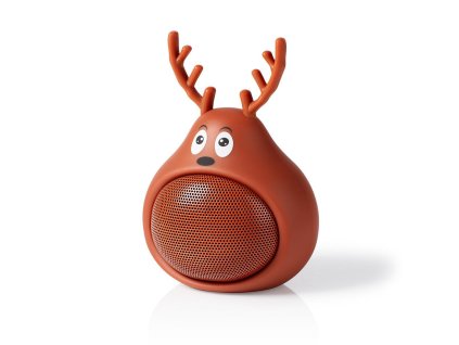 Nedis Animaticks Rudy Reindeer Bluetooth reproduktor, 3 h přehrávání, Hands-Free volání (SPBT4110BN)