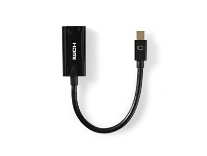 Mini DisplayPort – HDMI™ Kabel s Adaptérem | Mini DisplayPort Zástrčka | HDMI™ Výstup | 0,2 m | Černý