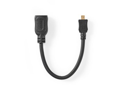 Kabel High Speed HDMI™ s Ethernetem | HDMI™ Konektor | HDMI™ Micro Vstup | 0,2 m | Černý
