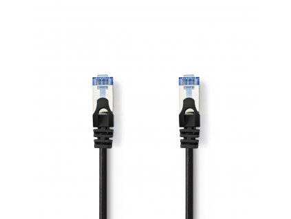 Nedis síťový kabel SF/UTP CAT6a, zástrčka RJ45 - zástrčka RJ45, 3 m, černá (CCGP85330BK30)
