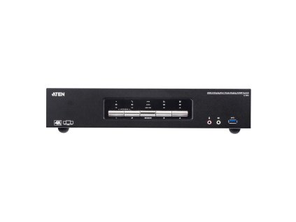 12-Port KVM Switch Černá