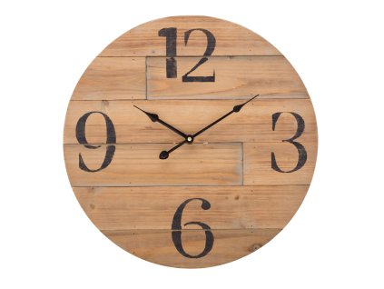 Dřevěné analogové nástěnné hodiny 50 cm Balance Wood (306711)
