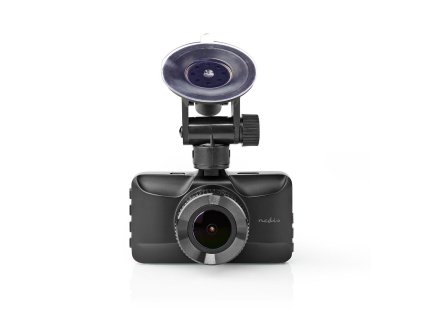 Nedis DCAM15BK Full HD kamera do auta, 1080p, 3" displej, zorný úhel 120°, kovová