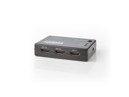 Nedis VSWI3453BK HDMI FullHD přepínač 3 vstupy na 1 výstup, manuální