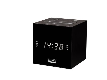 Radiobudík AM/FM s LCD a USB nabíječkou, Balance 132638