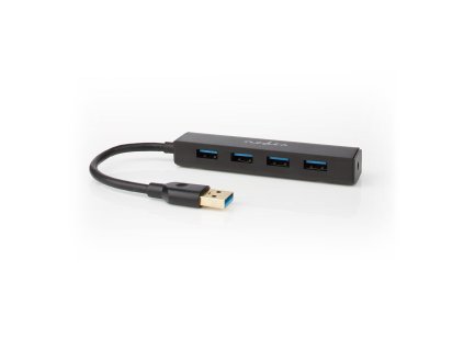 Nedis UHUBU3410BK externí čtyřportový USB 3.0 HUB