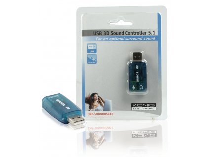 USB zvuková karta König CMP-SOUNDUSB12