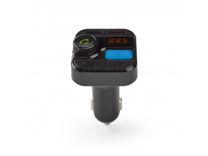 Nedis CATR121BK FM transmitter / Bluetooth® / zvýraznění basů / microSD / handsfree do auta / 2 x USB 2.4A a 1A